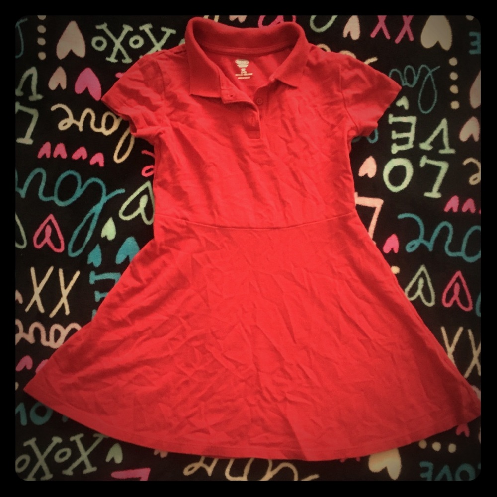 Red Old Navy School Uniform Dress
